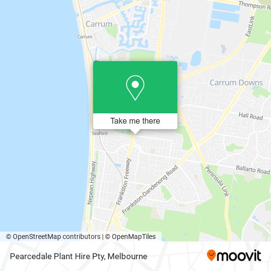 Pearcedale Plant Hire Pty map
