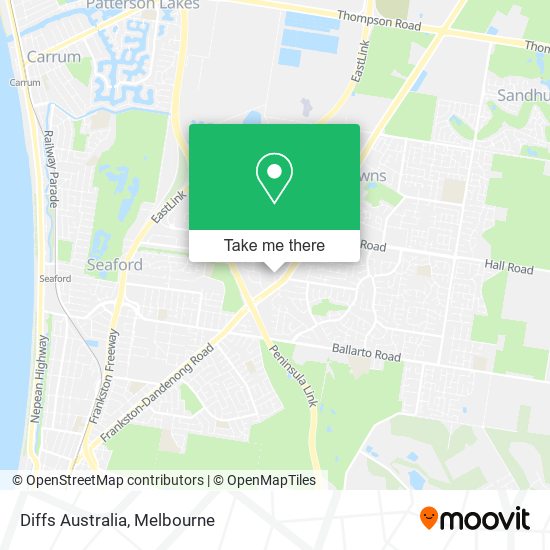 Diffs Australia map