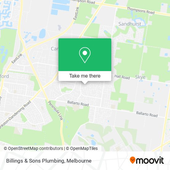 Billings & Sons Plumbing map