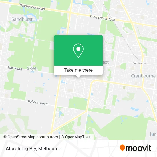 Mapa Atprotiling Pty