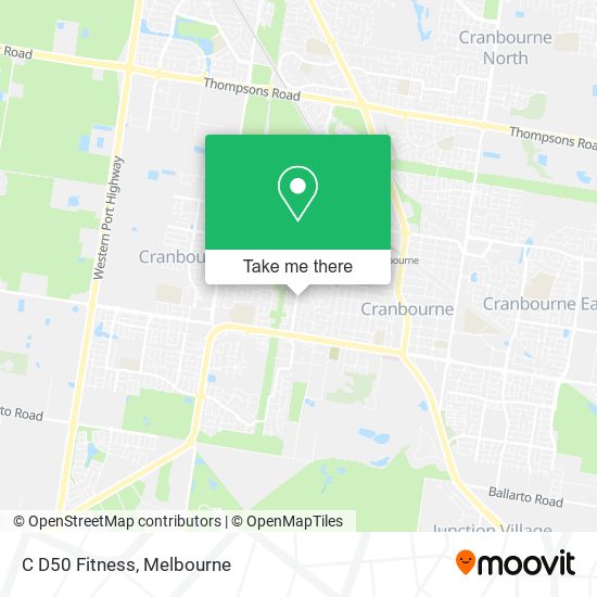 C D50 Fitness map