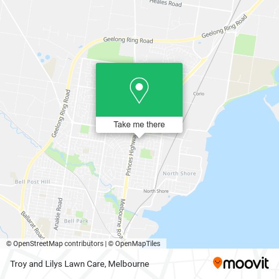 Troy and Lilys Lawn Care map