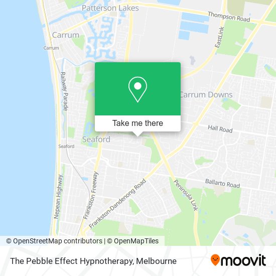 The Pebble Effect Hypnotherapy map