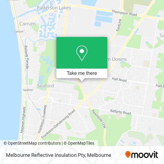 Melbourne Reflective Insulation Pty map