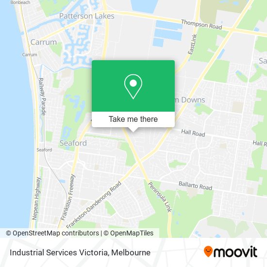 Industrial Services Victoria map