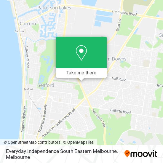 Everyday Independence South Eastern Melbourne map