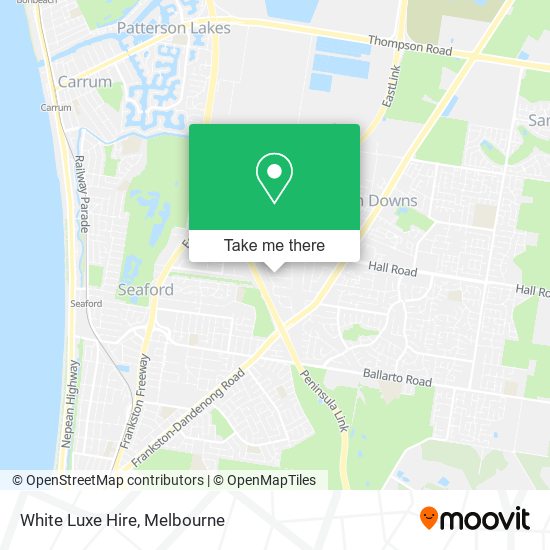 White Luxe Hire map