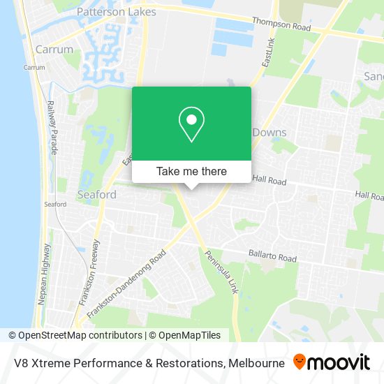 V8 Xtreme Performance & Restorations map
