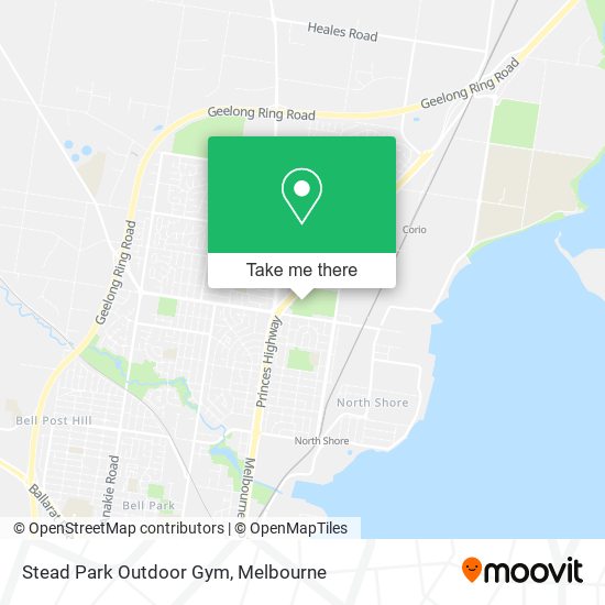 Stead Park Outdoor Gym map