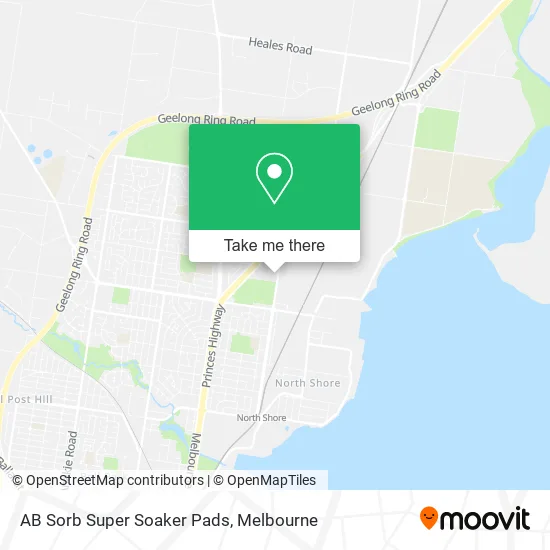 AB Sorb Super Soaker Pads map