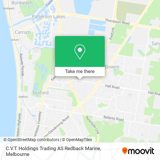C.V.T. Holdings Trading AS Redback Marine map