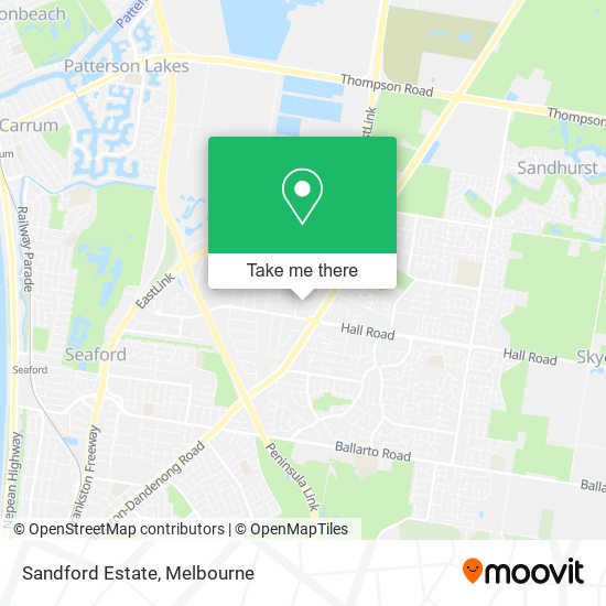 Sandford Estate map