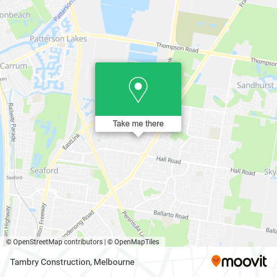 Tambry Construction map