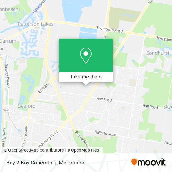 Bay 2 Bay Concreting map