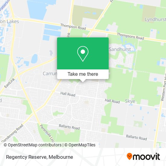 Regentcy Reserve map
