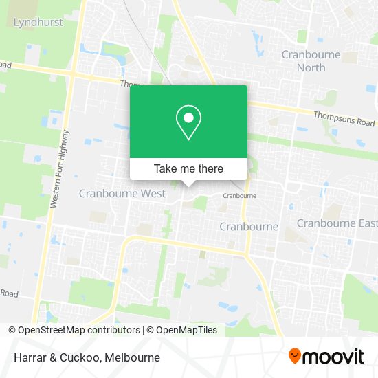 Harrar & Cuckoo map