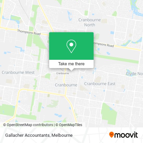 Gallacher Accountants map