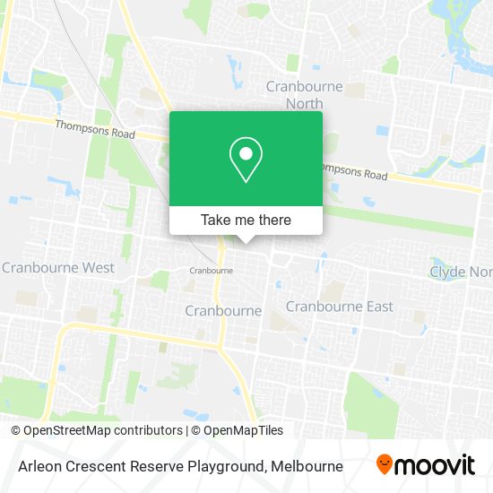 Arleon Crescent Reserve Playground map