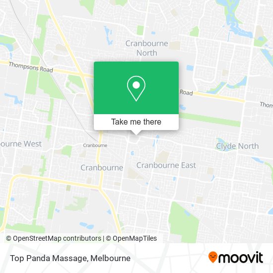 Top Panda Massage map