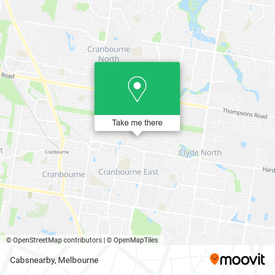 Cabsnearby map