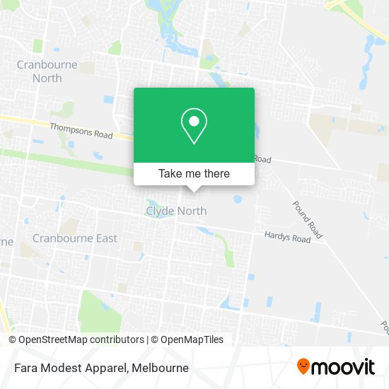 Fara Modest Apparel map
