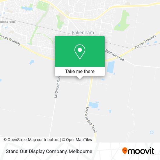 Stand Out Display Company map