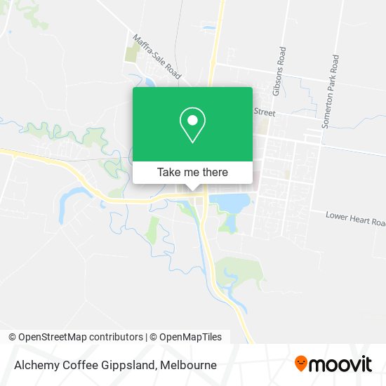 Alchemy Coffee Gippsland map