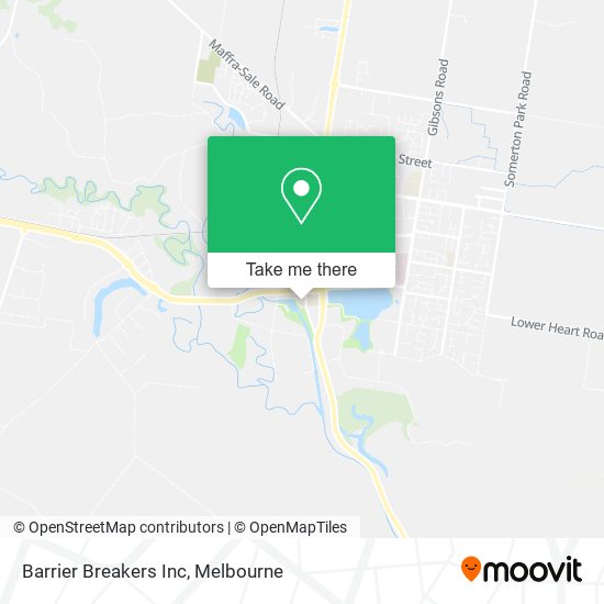 Barrier Breakers Inc map