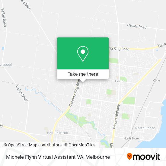 Michele Flynn Virtual Assistant VA map