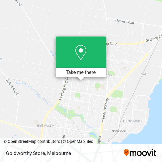 Goldworthy Store map