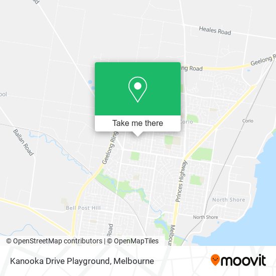 Kanooka Drive Playground map