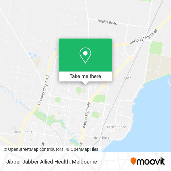 Jibber Jabber Allied Health map