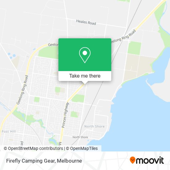 Firefly Camping Gear map