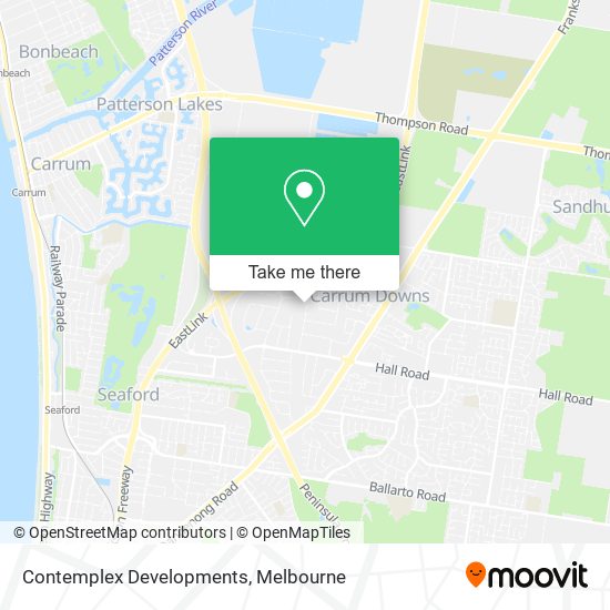 Contemplex Developments map