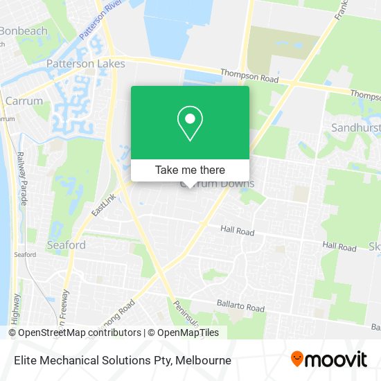 Elite Mechanical Solutions Pty map