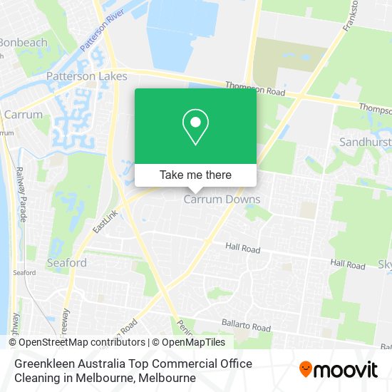 Greenkleen Australia Top Commercial Office Cleaning in Melbourne map
