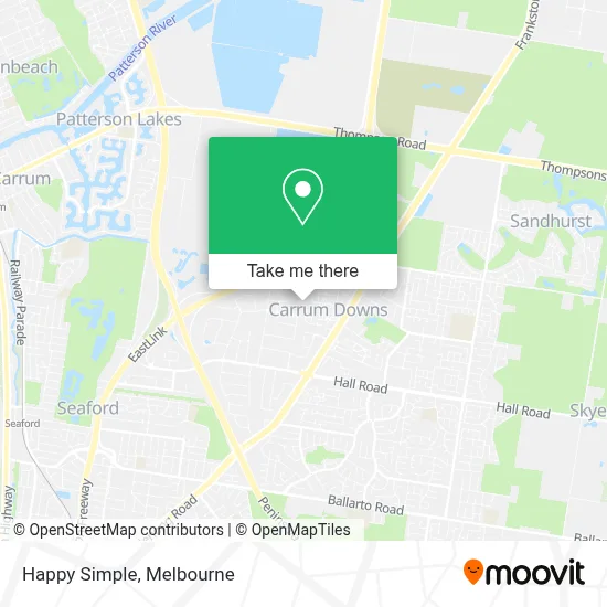 Mapa Happy Simple