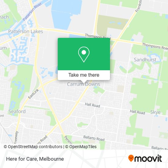 Here for Care map