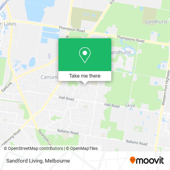 Sandford Living map