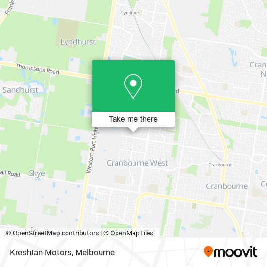 Kreshtan Motors map