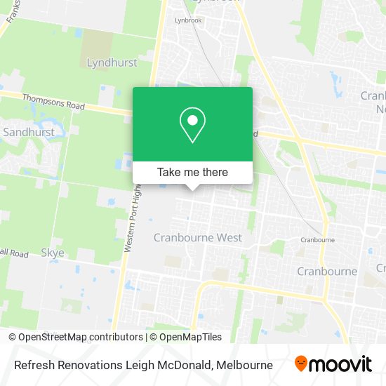 Refresh Renovations Leigh McDonald map