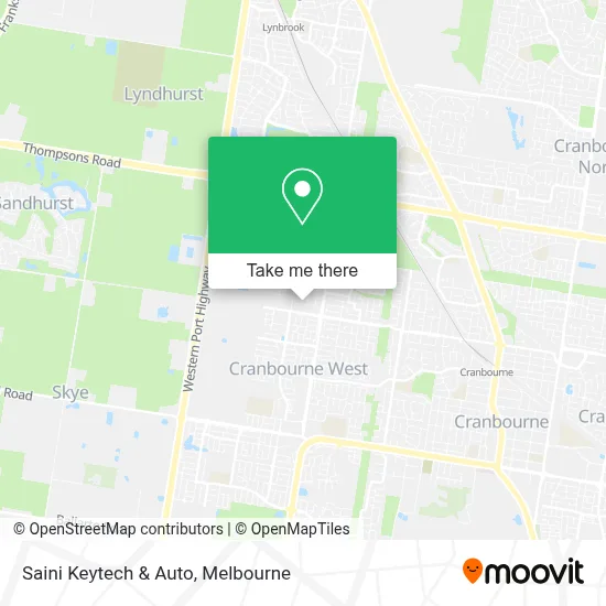 Mapa Saini Keytech & Auto