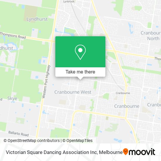 Victorian Square Dancing Association Inc map