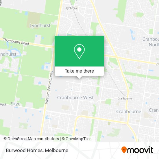 Burwood Homes map