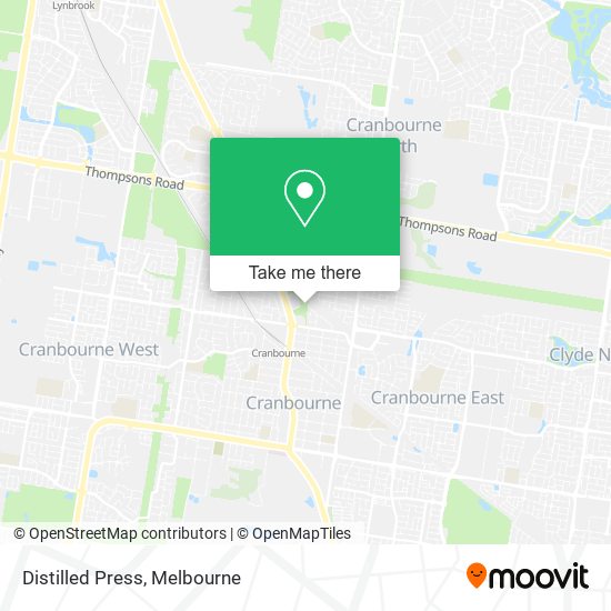 Distilled Press map