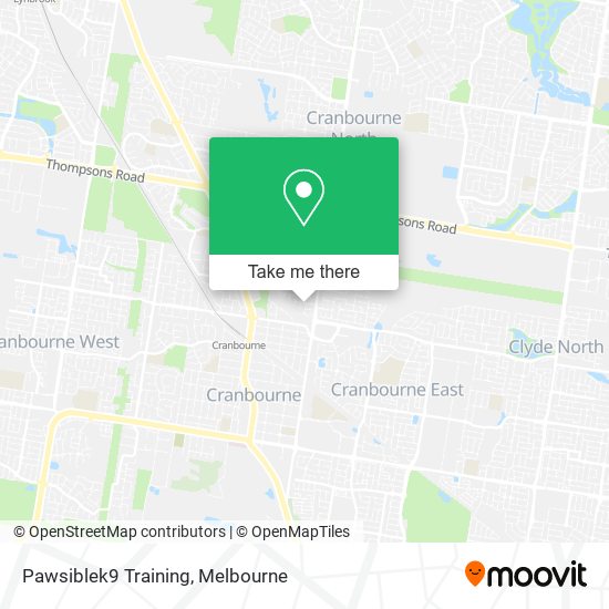 Pawsiblek9 Training map