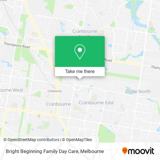 Bright Beginning Family Day Care map