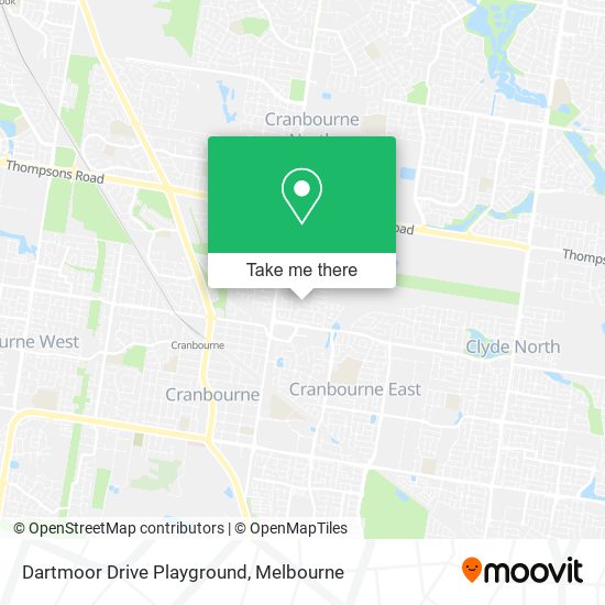 Dartmoor Drive Playground map