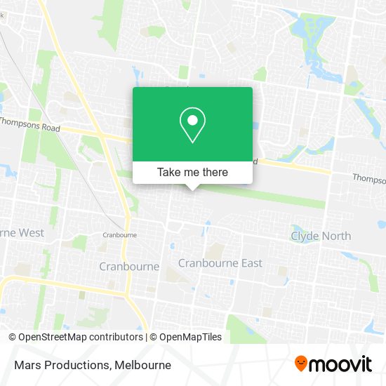 Mars Productions map