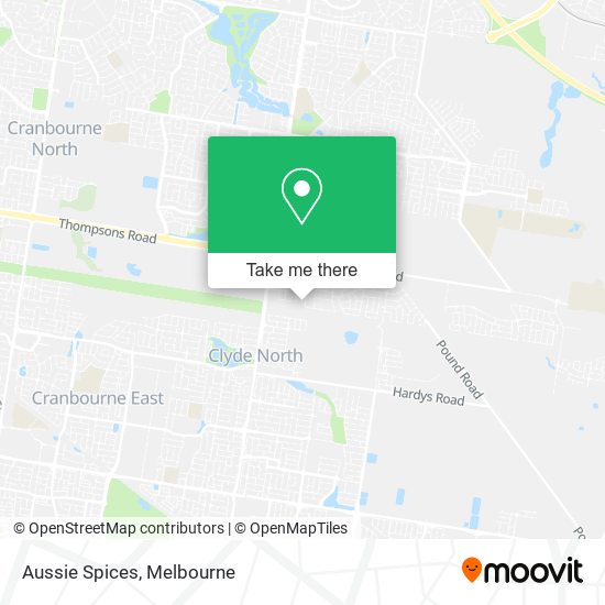 Aussie Spices map